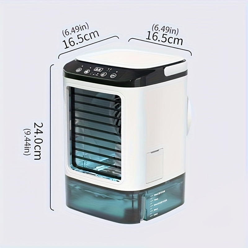 Climatiseur Mini Portable Refroidi par Eau – Alimentation USB avec Grand Réservoir