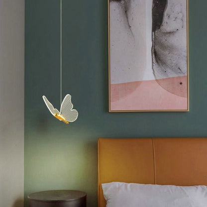 Pendentif LED Ailes de Papillon | Éclairage Élégant et Ambiance Magique