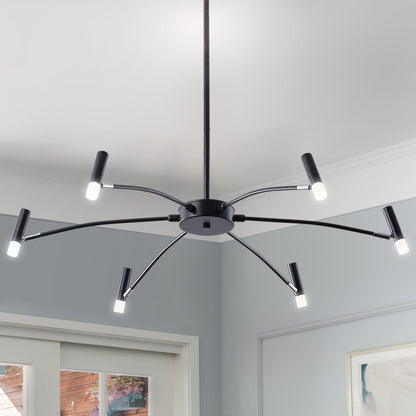 Lustre LED Moderne avec Têtes Réglables | Élégance et Efficacité Énergétique