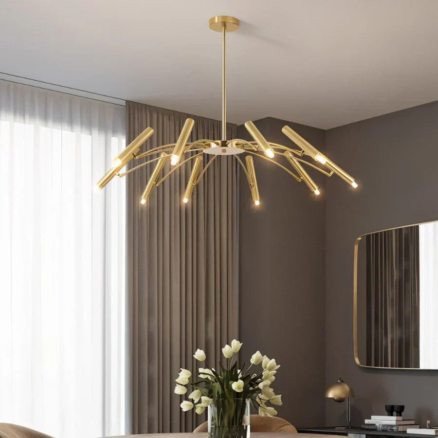 Lustre LED Moderne avec Têtes Réglables | Élégance et Efficacité Énergétique