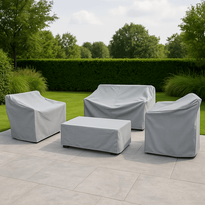 Housse de Mobilier d'Extérieur Imperméable Housse de Table et Chaise de Jardin