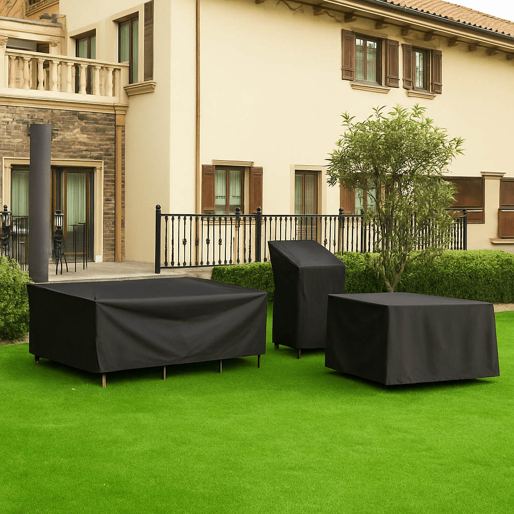 Housse de Mobilier d'Extérieur Imperméable Housse de Table et Chaise de Jardin