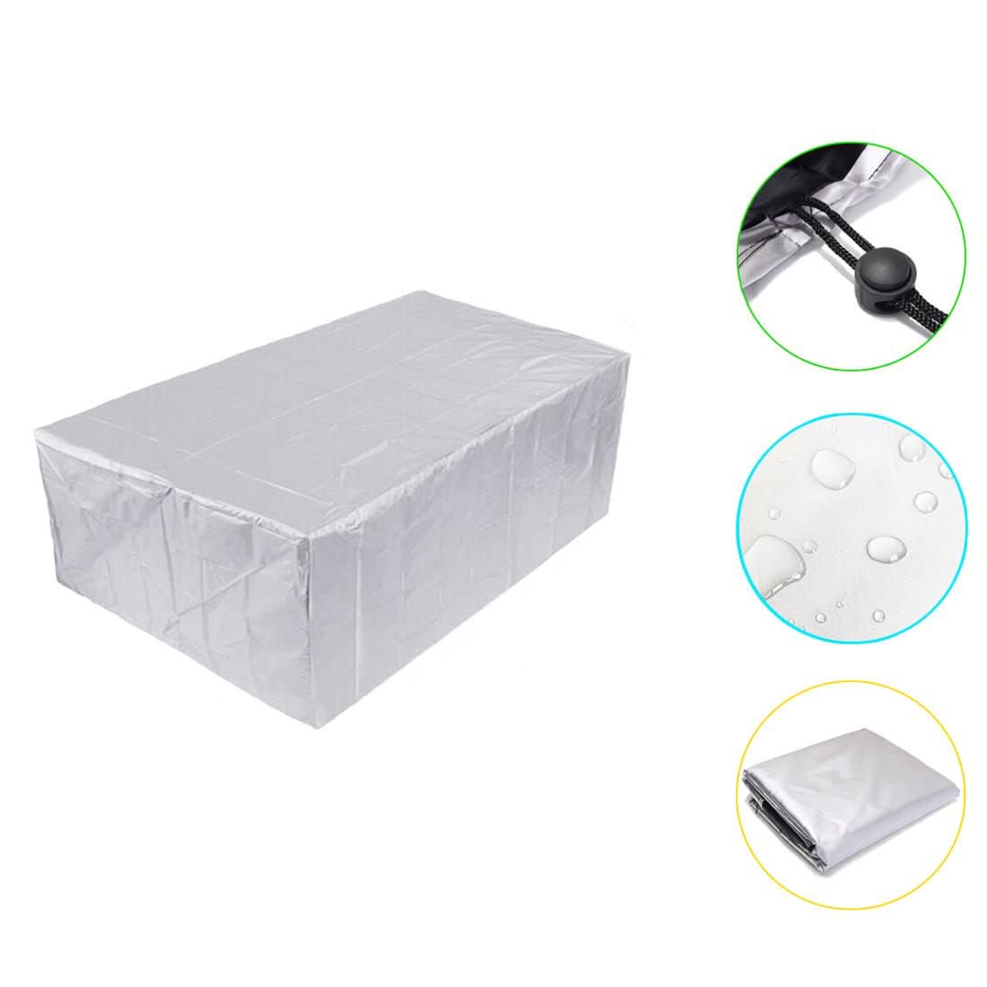 Housse de Mobilier d'Extérieur Imperméable Housse de Table et Chaise de Jardin