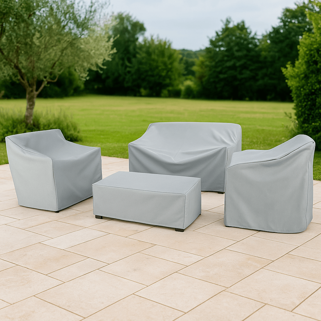 Housse de Mobilier d'Extérieur Imperméable Housse de Table et Chaise de Jardin