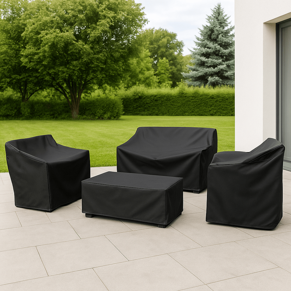 Housse de Mobilier d'Extérieur Imperméable Housse de Table et Chaise de Jardin