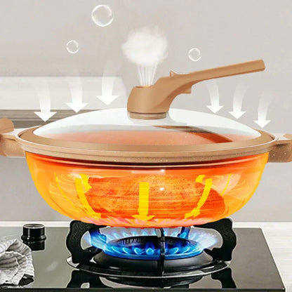Poêle Wok Multifonctionnelle avec Revêtement Antiadhésif - CookFlex