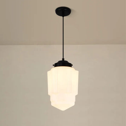 Lampe Pendante Géométrique Vintage | Éclairage Chaud et Design Élégant