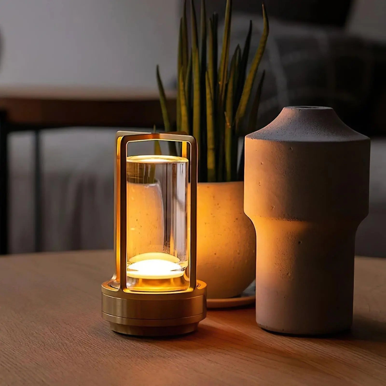 Lampe Sans Fil Élégante | Lumière Ajustable et Résistante à l'Eau