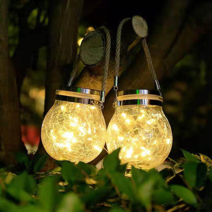 Lampe Solaire en Verre | Éclairage Écologique et Élégant