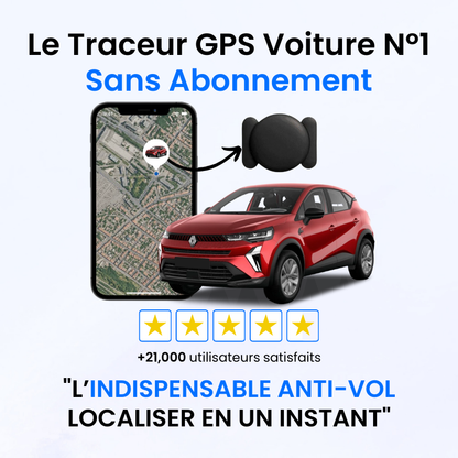 Helvia – Traceur GPS Voiture Sans Abonnement, Compatible Android & iOS