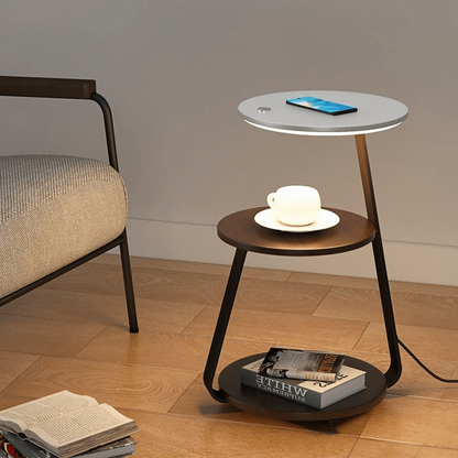 Table d'appoint Design Élégant | Rangement Pratique et Style Moderne