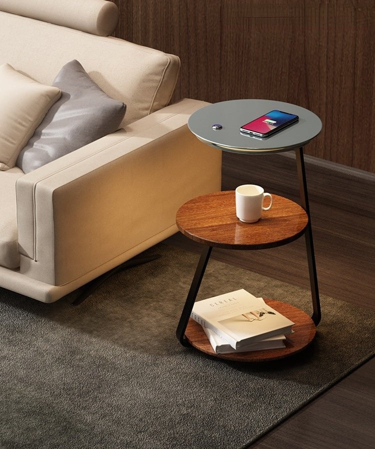Table d'appoint Design Élégant | Rangement Pratique et Style Moderne