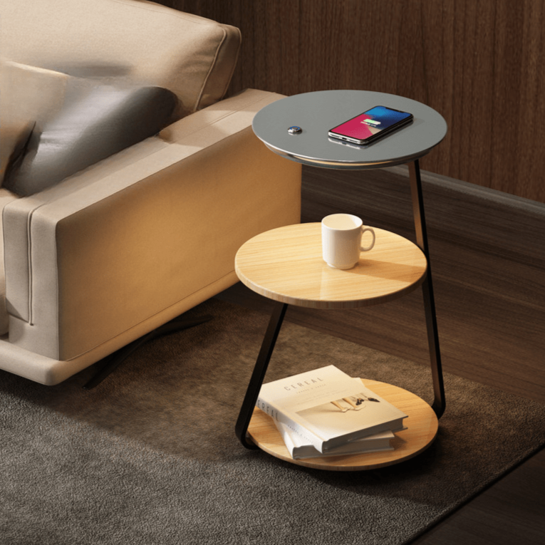 Table d'appoint Design Élégant | Rangement Pratique et Style Moderne