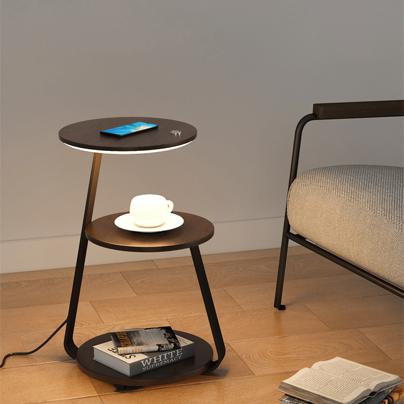 Table d'appoint Design Élégant | Rangement Pratique et Style Moderne