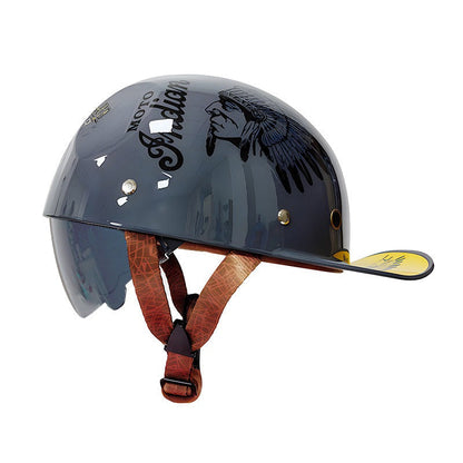 Casque de Moto Homologué DOT | Coque en ABS Légère et Sûre