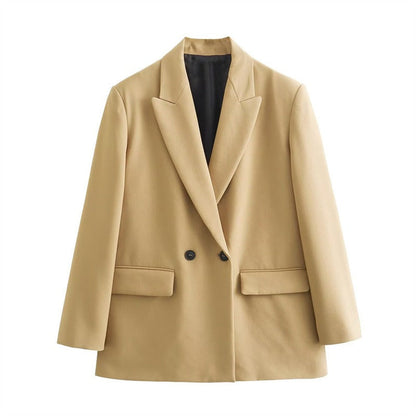 Manteau Cape en Laine pour Femmes | Design Ample avec Col Revers et Boutonnage