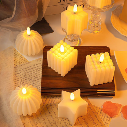 Bougie LED Boule à Neige | Éclat Scintillant et Ambiance Hivernale