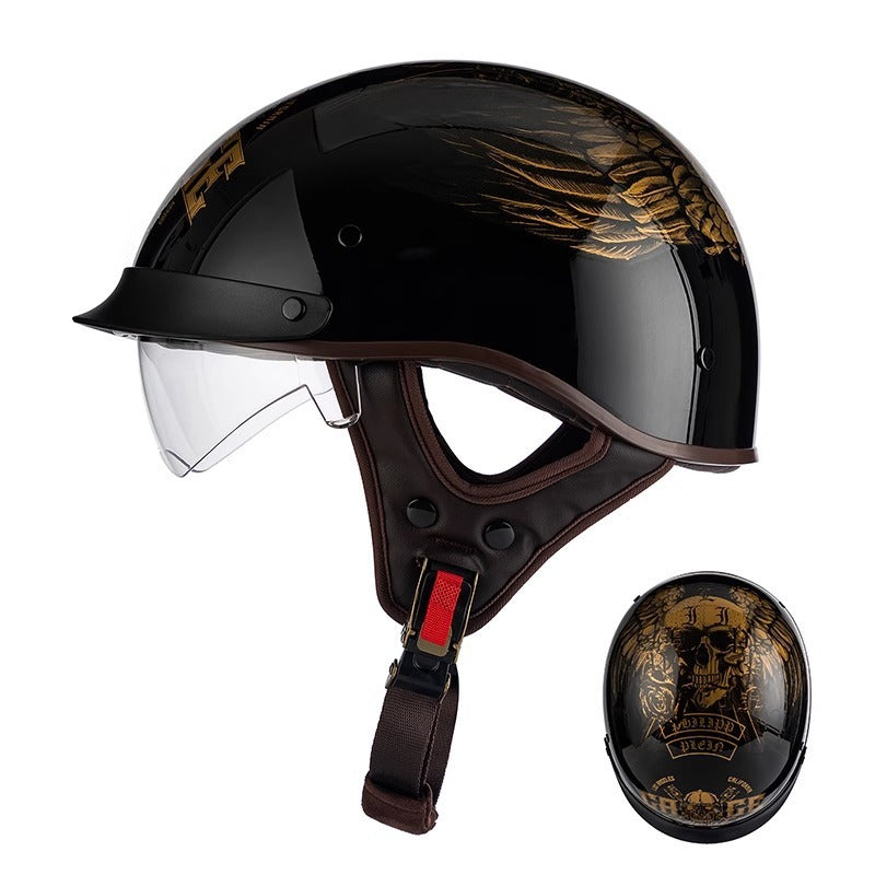 Casque de Moto Urbain | Confort, Sécurité et Style Élégant