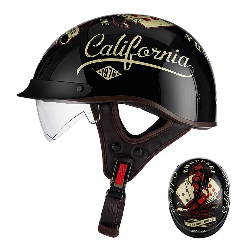 Casque de Moto Urbain | Confort, Sécurité et Style Élégant