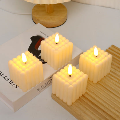 Bougie LED Boule à Neige | Éclat Scintillant et Ambiance Hivernale