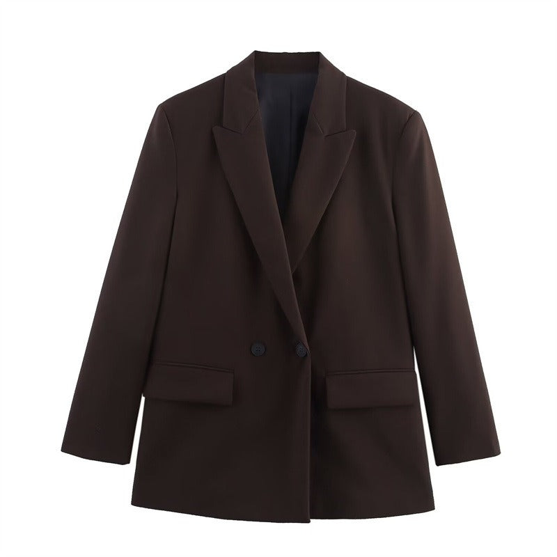 Manteau Cape en Laine pour Femmes | Design Ample avec Col Revers et Boutonnage