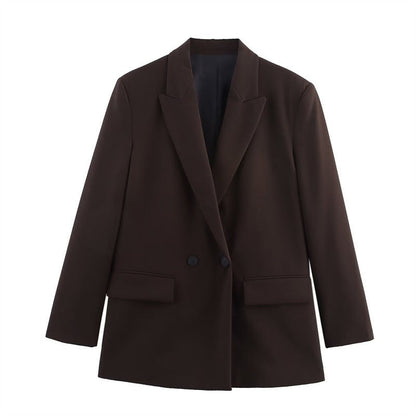 Manteau Cape en Laine pour Femmes | Design Ample avec Col Revers et Boutonnage