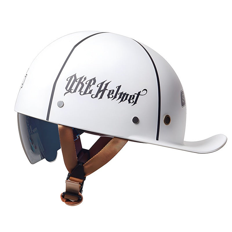 Casque de Moto Homologué DOT | Coque en ABS Légère et Sûre