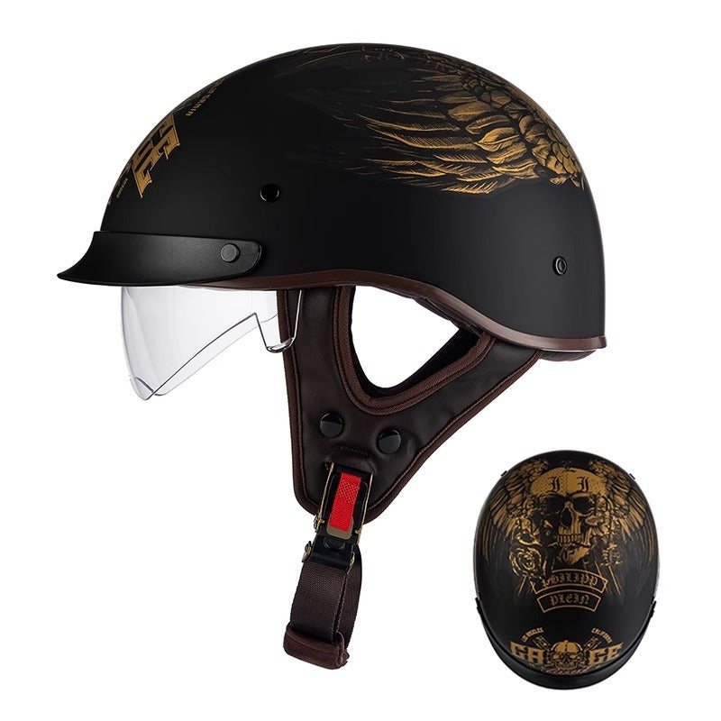 Casque de Moto Urbain | Confort, Sécurité et Style Élégant