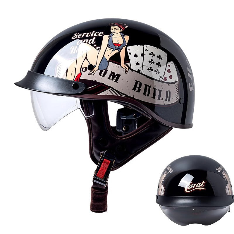 Casque de Moto Urbain | Confort, Sécurité et Style Élégant