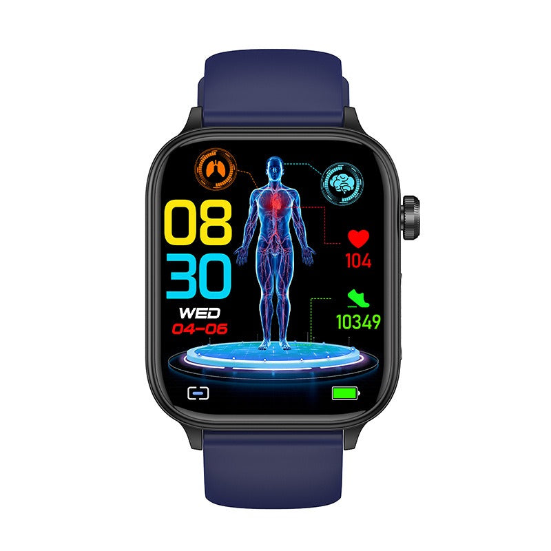 Montre Intelligente Santé avec GPS | Fonction SOS et Suivi de Glycémie