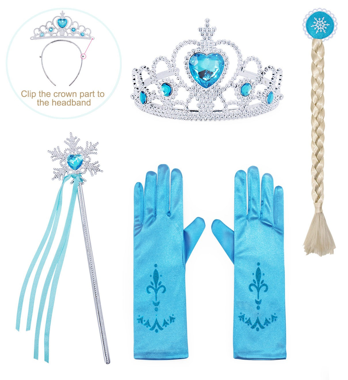 Robe de Princesse Halloween Fille | Costume Long Pailleté et Confortable