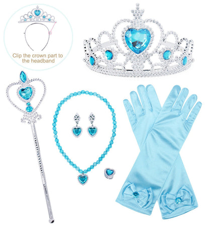 Robe de Princesse Halloween Fille | Costume Long Pailleté et Confortable