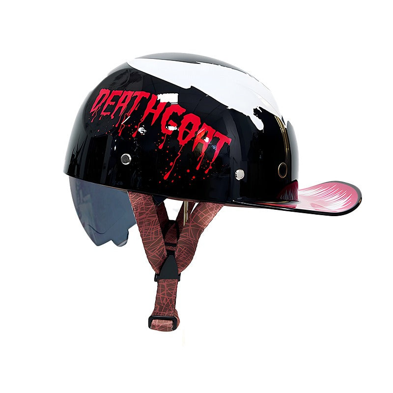 Casque de Moto Homologué DOT | Coque en ABS Légère et Sûre