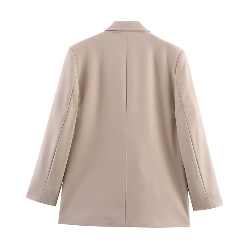 Manteau Cape en Laine pour Femmes | Design Ample avec Col Revers et Boutonnage