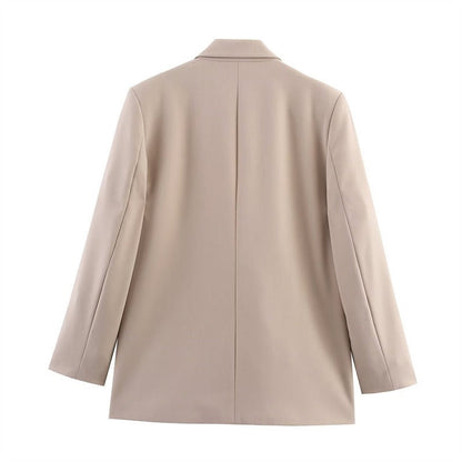 Manteau Cape en Laine pour Femmes | Design Ample avec Col Revers et Boutonnage