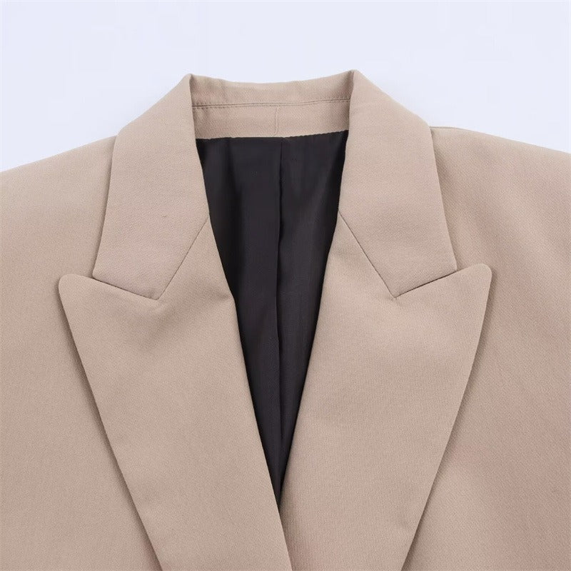 Manteau Cape en Laine pour Femmes | Design Ample avec Col Revers et Boutonnage