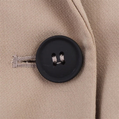 Manteau Cape en Laine pour Femmes | Design Ample avec Col Revers et Boutonnage