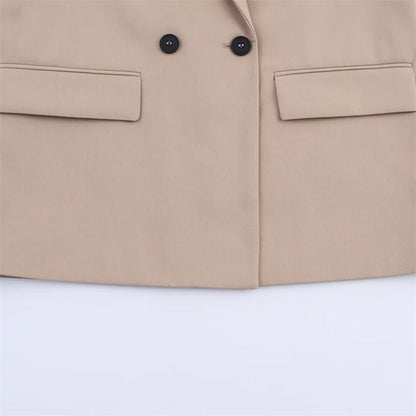 Manteau Cape en Laine pour Femmes | Design Ample avec Col Revers et Boutonnage