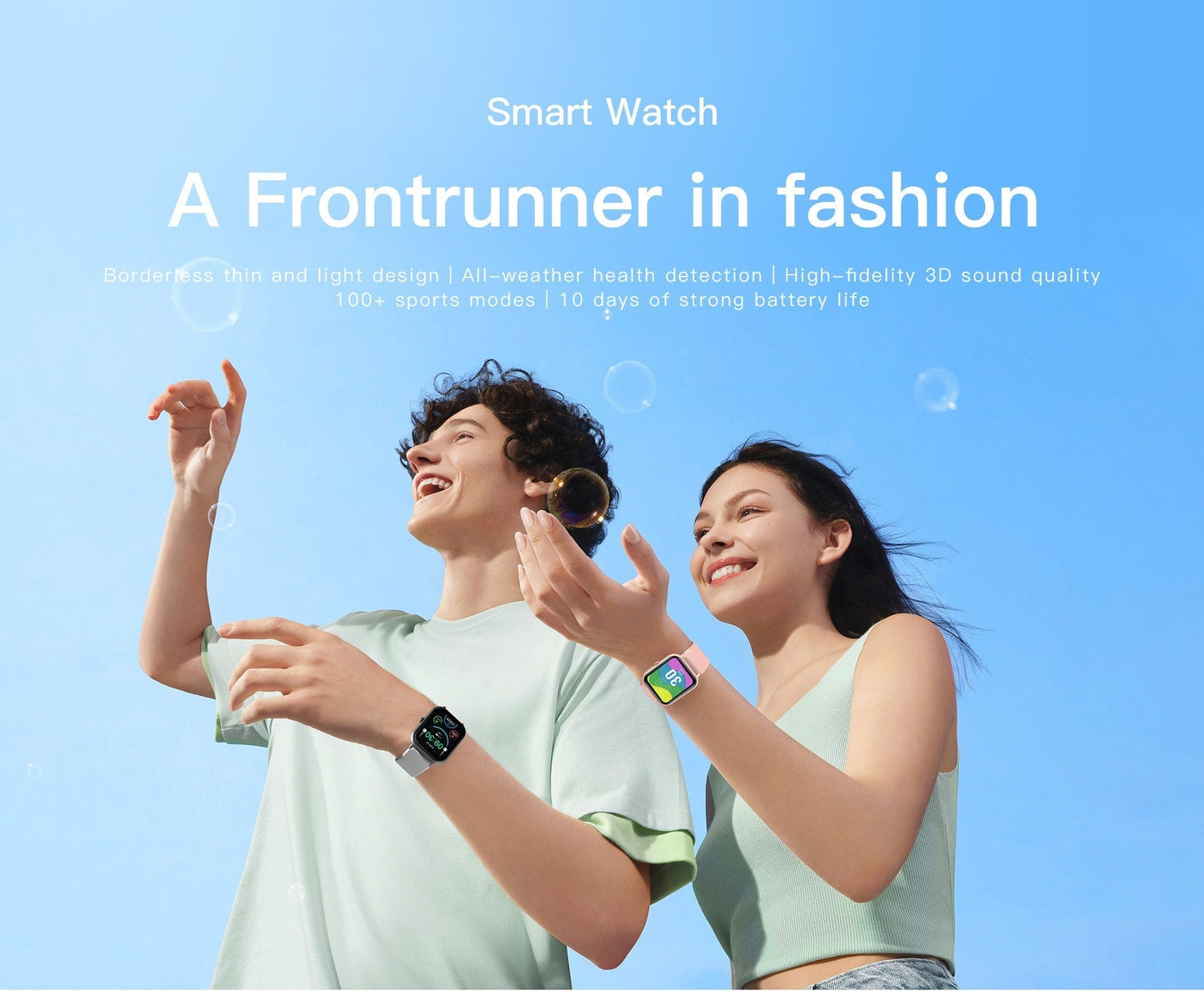 Montre de Fitness Intelligente | Suivi Sportif et Fréquence Cardiaque