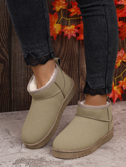 Bottes Mini Hiver pour Femmes | Doublure en Fourrure et Élégance