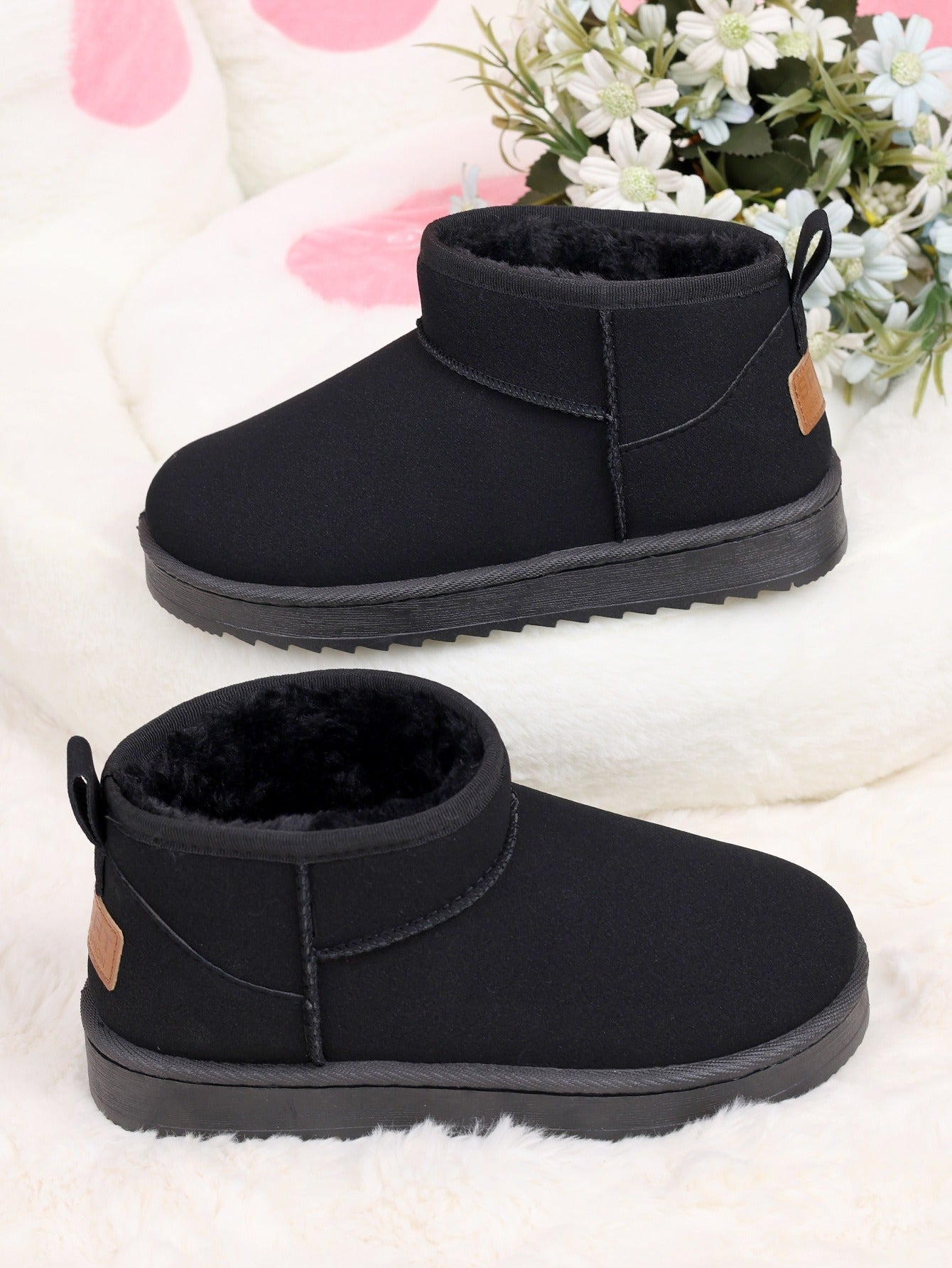 Bottes Mini Hiver pour Femmes | Doublure en Fourrure et Élégance