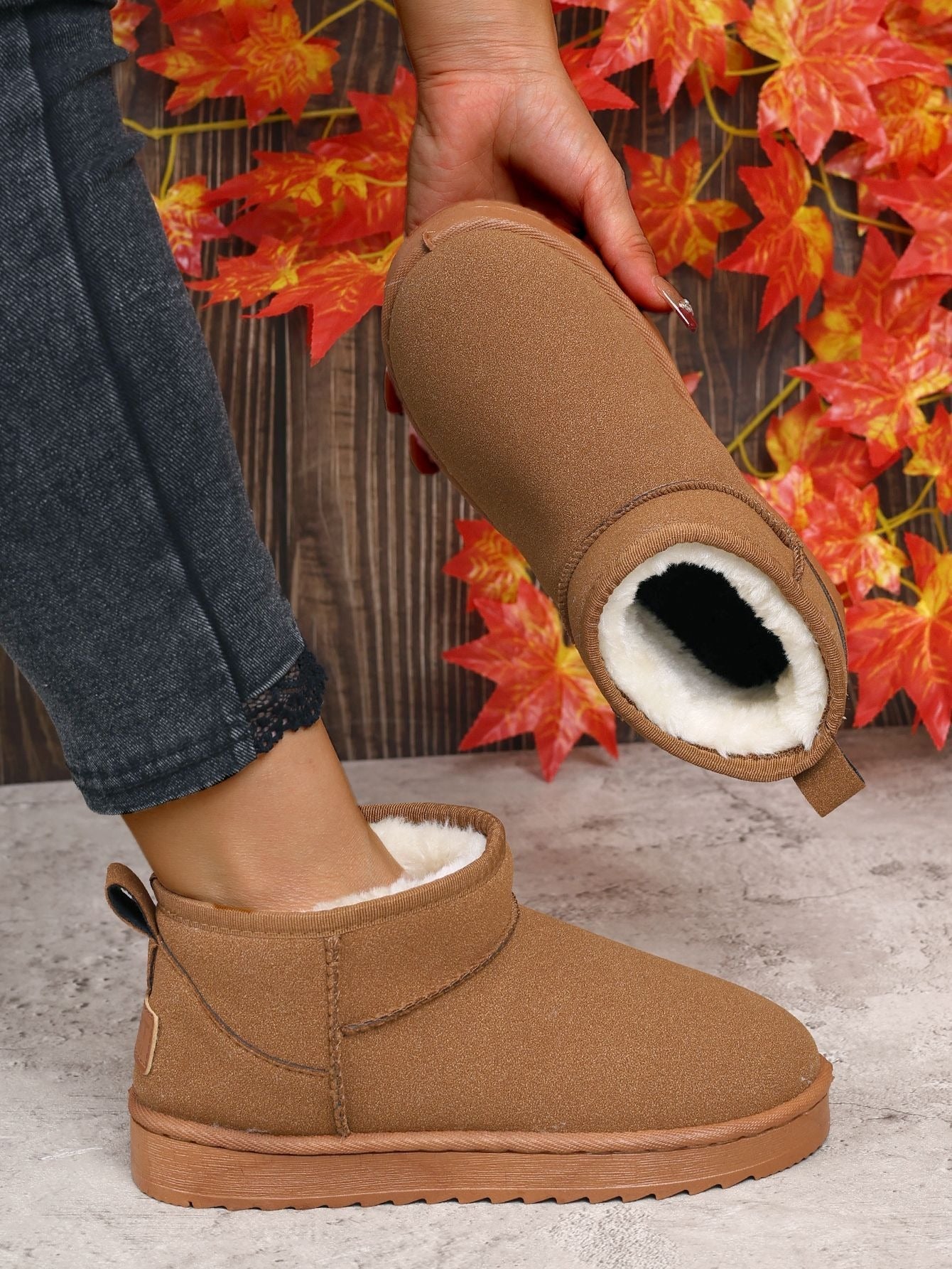 Bottes Mini Hiver pour Femmes | Doublure en Fourrure et Élégance