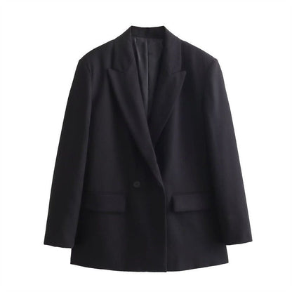 Manteau Cape en Laine pour Femmes | Design Ample avec Col Revers et Boutonnage