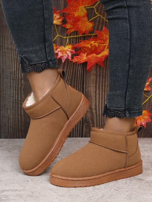 Bottes Mini Hiver pour Femmes | Doublure en Fourrure et Élégance