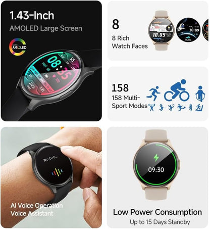 Montre de Sport Connectée Santé | Suivi ECG, Glycémie et Pression Artérielle