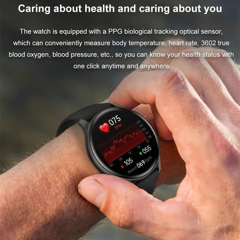 Montre de Sport Connectée Santé | Suivi ECG, Glycémie et Pression Artérielle