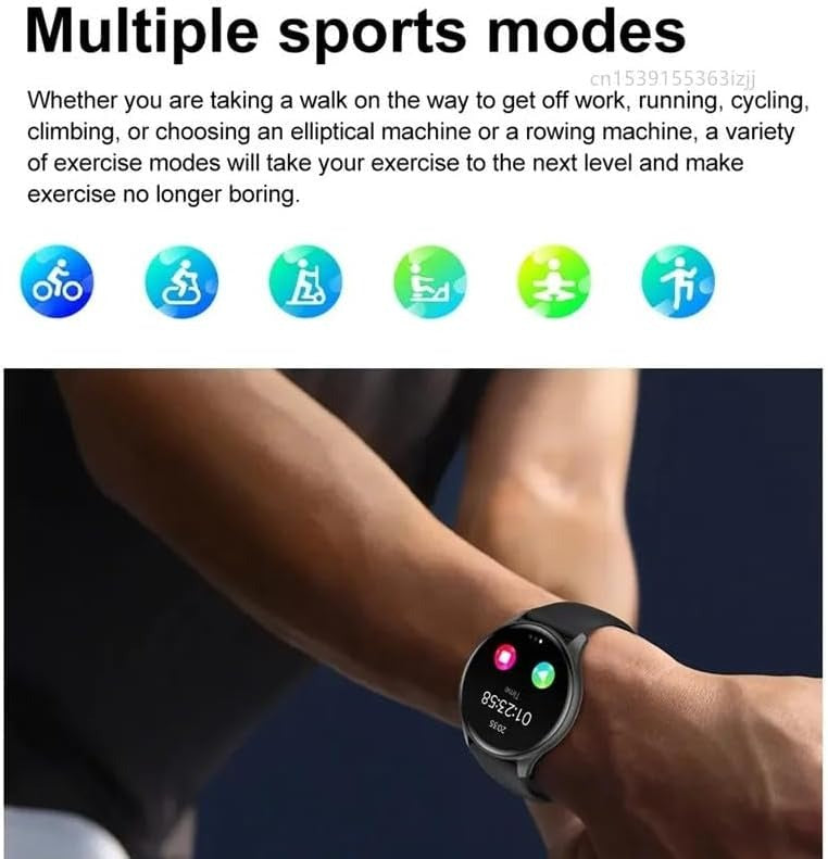 Montre de Sport Connectée Santé | Suivi ECG, Glycémie et Pression Artérielle