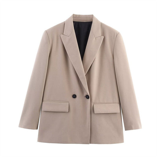 Manteau Cape en Laine pour Femmes | Design Ample avec Col Revers et Boutonnage