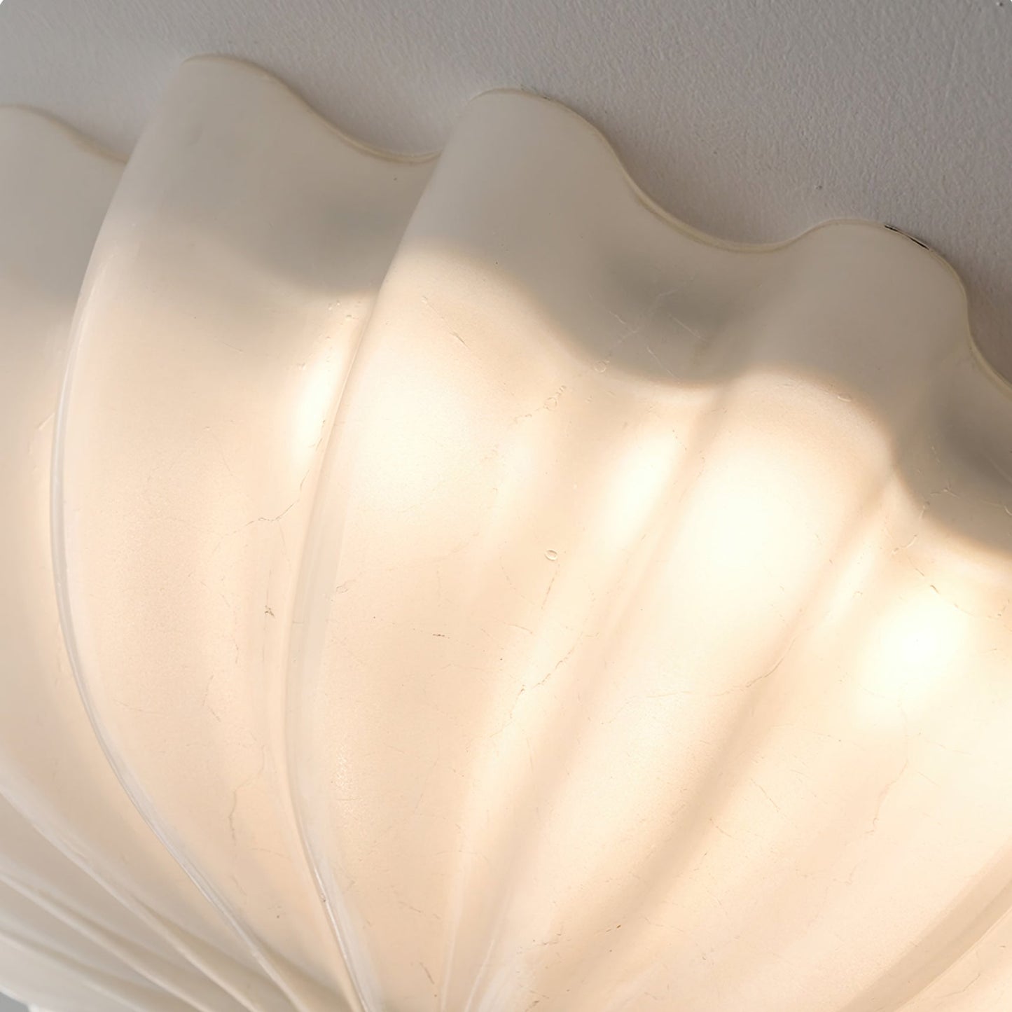 Lampe Plafonnier en Verre Pétale | Éclairage Doux et Ambiance Chaleureuse