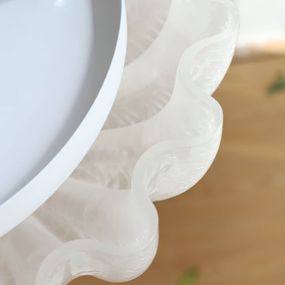 Lampe Plafonnier en Verre Pétale | Éclairage Doux et Ambiance Chaleureuse